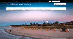 Desktop Screenshot of ferienhaeuser-ahrenshoop.com