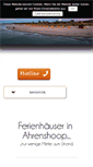 Mobile Screenshot of ferienhaeuser-ahrenshoop.com