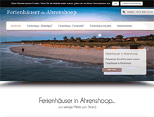 Tablet Screenshot of ferienhaeuser-ahrenshoop.com